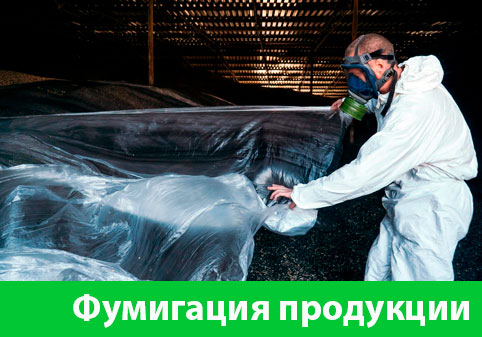Фумигация продукции в городе Чехов